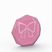 ミニマリストピンクボウ フォトブロック (左)