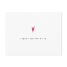 ミニマリストピンクレッドディッツィバレンタインのハート