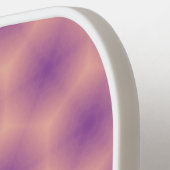 ミニマリストピーチとパープルモノグラモダンム ピックルボールラケット (左詳細)