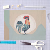 ミニマリストファームハウスルースターデクページ 薄葉紙 (クラフト)