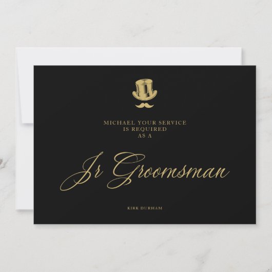 ミニマリストフェイクゴールデンJrグロムスマン結婚ラグジュアリーズ (正面)