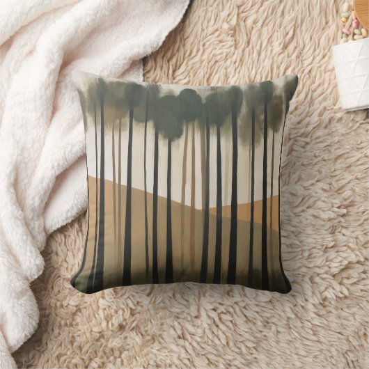 ミニマリストフォレストヒルズピロー クッション (ブランケット)
