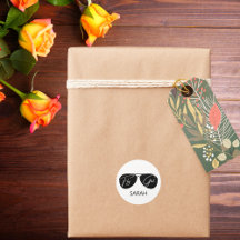 ミニマリストフライガールタイポグラフィ，アビエーターサングラス