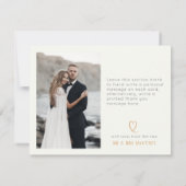 ミニマリストフラワーバターナッツサンキューカード サンキューカード (裏面)