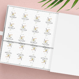 ミニマリストフローリストフラワーブティックビジネス 薄葉紙