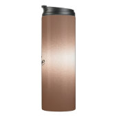 ミニマリストブラウンバラモノグラムサーマルタンブラー タンブラー (回転右)