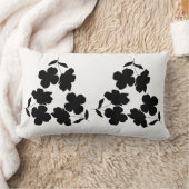 ミニマリストブラッククローバーフローラ枕 ランバークッション (ブランケット)