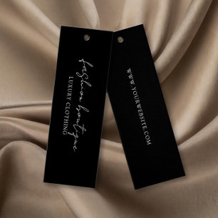 ミニマリストブラックビジネスラベルつるラベル