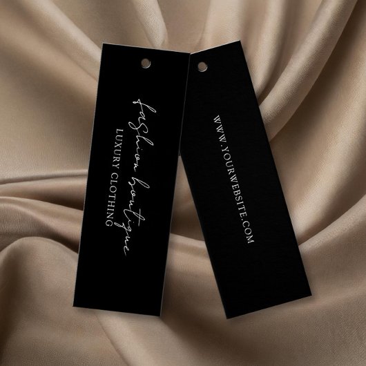 ミニマリストブラックビジネスラベルつるラベル