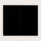 ミニマリストブラックプロフェッショナルスキャン可能QRコード 名刺 (内部フラット)