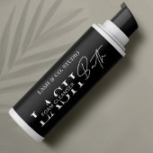 ミニマリストブラックラッシュフォーム洗浄機の回り込み 長方形シール