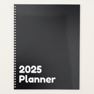 ミニマリストブラック2025 プランナー手帳