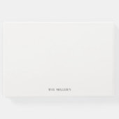 ミニマリストブラック&ホワイトエアーブンバケーションレンタル ゲストブック (裏面)