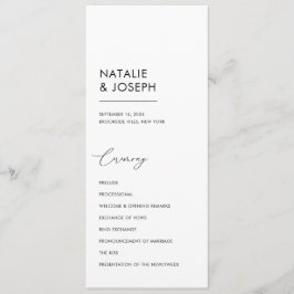 ミニマリストブラック&ホワイトシンプルカトリック結婚ズ プログラム