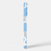 ミニマリストブルーカウズプリント Case-Mate iPhoneケース (裏面 / 右)