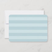 ミニマリストブルーシェルフラットサンキューカード サンキューカード (裏面)