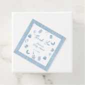 ミニマリストブルージャンベビーデニムベビーシャワー フェイバータグ (インサイチュ)