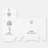 ミニマリストブルーバルーズボーイベビーシャワー フェイバーボックス (見開き)