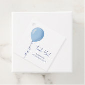 ミニマリストブルーバルーンボーイ1st誕生日 フェイバータグ (インサイチュ)