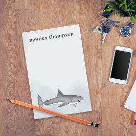 ミニマリストブルー海シャークカスタム ポストイット
