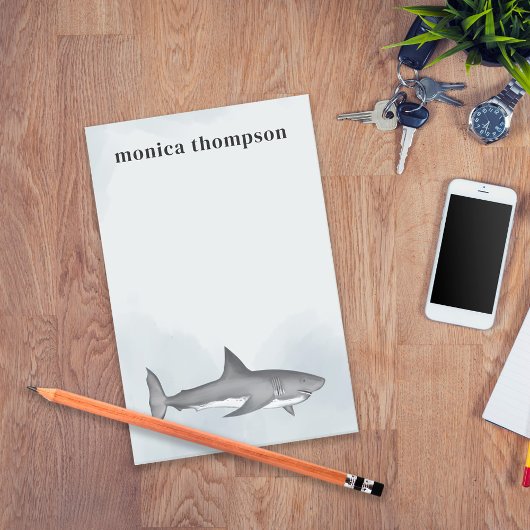 ミニマリストブルー海シャークカスタム ポストイット
