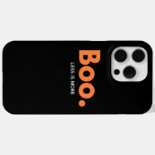 ミニマリストブーハロウィン ブラック iPhone 15 Pro Max C Case-Mate iPhoneケース (裏面 (横))