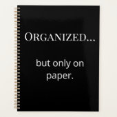 ミニマリストプランナーカスタムイニシャル裏表紙 プランナー手帳 (正面)