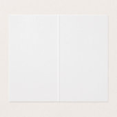 ミニマリストプレインレッドホワイトモダンプレミアムパール 名刺 (内部フラット)