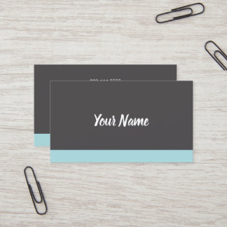 ミニマリストプロフェッショナルの新しい名刺 名刺