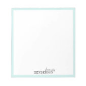 ミニマリストプロフェッショナルパーソナライズされた文房具 ノートパッド (正面)