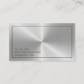 ミニマリストプロフェッショナルメタフェイクリックDJ 名刺 (裏面)