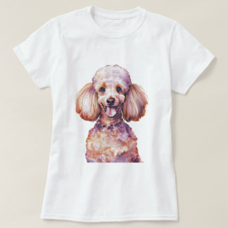 ミニマリストプードルインスパイアド Tシャツ