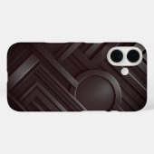 ミニマリストベアラインスケッチ Case-Mate iPhoneケース (裏面 (横))