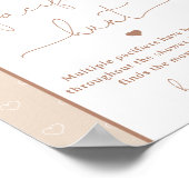 ミニマリストベアーシャワーおしゃぶり狩りゲーム ポスター (角)