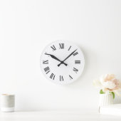 ミニマリストベクトルクロックデザイン ラウンド壁時計 (ホーム)