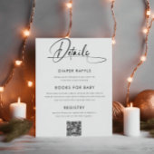 ミニマリストベビー、おむつラッフル、Qrコード エンクロージャーカード