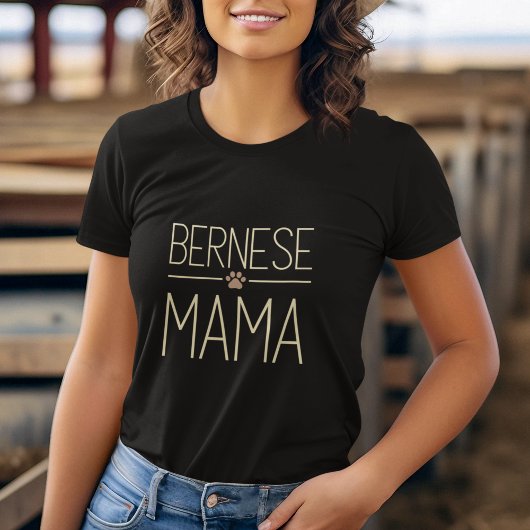 ミニマリストベルネーズマママギフトベルネーズマウンテンドッグ Tシャツ