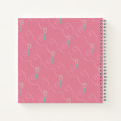 ミニマリストベーカー渦巻形のウィスクレシピ調理師ブック ノートブック (裏面)