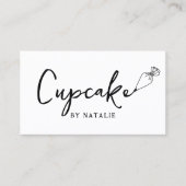 ミニマリストペストリーカップケシンプルーキベーカリー 名刺 (正面)