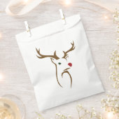 ミニマリストホリデーディアラインアート フェイバーバッグ (クリップ留めされた状態)