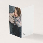 ミニマリストホリデーパーティダブルフォト招待状 (外部)