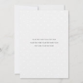 ミニマリストホリデーメリークリスマスフォトカード シーズンカード (裏面)