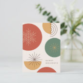 ミニマリストホリデー – シンプルフェスティバル応援 シーズンポストカード (スタンド正面)