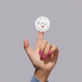 ミニマリストホワイトサンキューユーカスタムズビジネス ラウンドシール