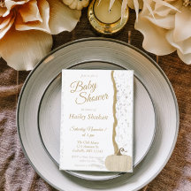 ミニマリストホワイトパンプキン秋ベビーシャワー