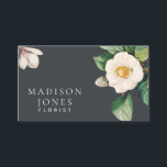ミニマリストホワイトフラワーフローリスト 名刺<br><div class="desc">ヴィンテージエレガントデザインは画家で植物学者ベルギーのピエール・ジョセフ・レッドテ（1759年～1840年）の芸術をフィーチャーしている。これカスタマイズは、「パーマクリックナライズ」ボタンで更に行うことができる。完璧なフローリストの名刺。詳細はThePaperieGarden@gmail.com連絡でお問い合わせ。</div>