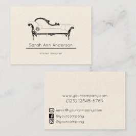 ミニマリストホームインテリアデコール 名刺