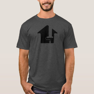 ミニマリストホームペイントローラー グラフィックTシャツ Tシャツ