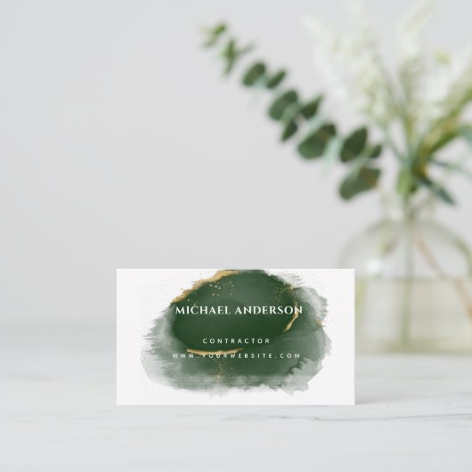 ミニマリストホーム建物建築ルクスビジネス 名刺 (スタンド正面)