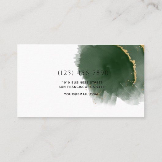 ミニマリストホーム建物建築ルクスビジネス 名刺 (裏面)